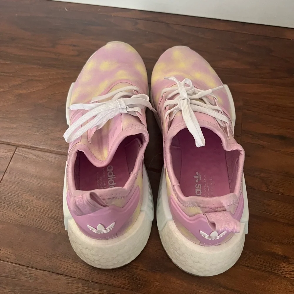 Adidas J Bliss Lilac and Yellow Sneakers-NWOT Size 4.5